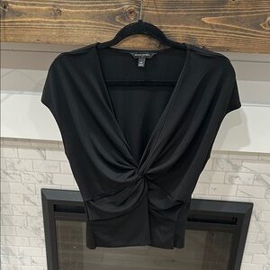 Banana Republic Black twist front short sleeve top 3 for $20